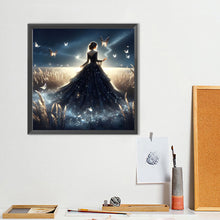 Load image into Gallery viewer, Diamond Painting - Full Round - Girl with gorgeous skirt (40*40CM)