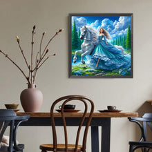 Load image into Gallery viewer, Diamond Painting - Full Round - Girl with gorgeous skirt (40*40CM)