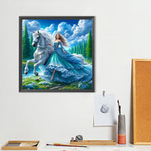 Load image into Gallery viewer, Diamond Painting - Full Round - Girl with gorgeous skirt (40*40CM)