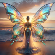 Load image into Gallery viewer, Diamond Painting - Full Round - Girl with gorgeous skirt (40*40CM)