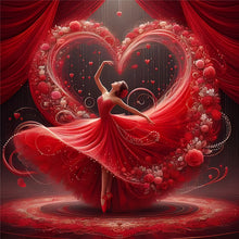 Load image into Gallery viewer, Diamond Painting - Full Round - Girl with gorgeous skirt (40*40CM)