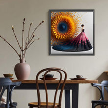 Load image into Gallery viewer, Diamond Painting - Full Round - Girl with gorgeous skirt (40*40CM)