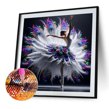 Load image into Gallery viewer, Diamond Painting - Full Round - Girl with gorgeous skirt (40*40CM)