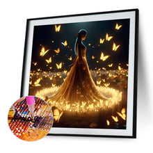 Load image into Gallery viewer, Diamond Painting - Full Round - Girl with gorgeous skirt (40*40CM)