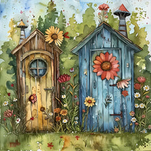 Load image into Gallery viewer, Diamond Painting - Full Round - Cartoon house (40*40CM)