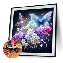 Load image into Gallery viewer, Diamond Painting - Full Round - Cross butterfly lavender (40*40CM)