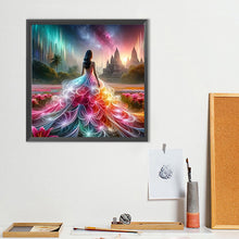 Load image into Gallery viewer, Diamond Painting - Full Round - Dream flower skirt girl (40*40CM)