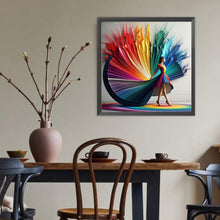 Load image into Gallery viewer, Diamond Painting - Full Round - Girl with dreamy wax skirt (40*40CM)