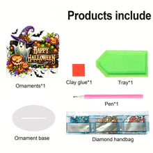 Load image into Gallery viewer, Acrylic Christmas Party Desktop Diamond Art Kits Diamond Painting Desktop Decors