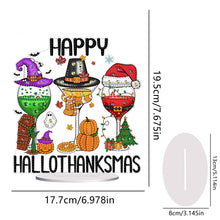 Load image into Gallery viewer, Acrylic Christmas Party Desktop Diamond Art Kits Diamond Painting Desktop Decors