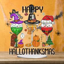 Load image into Gallery viewer, Acrylic Christmas Party Desktop Diamond Art Kits Diamond Painting Desktop Decors