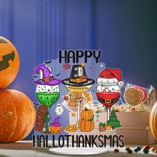 Load image into Gallery viewer, Acrylic Christmas Party Desktop Diamond Art Kits Diamond Painting Desktop Decors