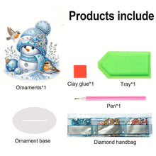 Load image into Gallery viewer, Christmas Snowman Diamond Painting Desktop Ornaments Kit Bedroom Table Decor