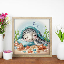 Load image into Gallery viewer, Diamond Painting - Partial Special Shaped - Sea turtle (30*30CM)