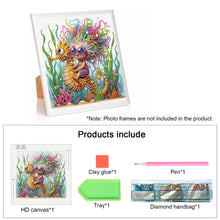 Load image into Gallery viewer, Diamond Painting - Partial Special Shaped - Funny old lady (30*30CM)