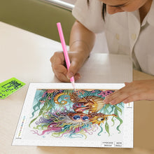 Load image into Gallery viewer, Diamond Painting - Partial Special Shaped - Funny old lady (30*30CM)