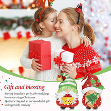 Load image into Gallery viewer, 8Pcs Wooden Christmas Gnome Diamond Painting Coasters with Holder Gift for Mom