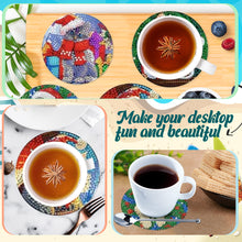 Load image into Gallery viewer, 8Pcs Wooden Christmas Animal Diamond Painting Coasters with Holder Gift for Mom