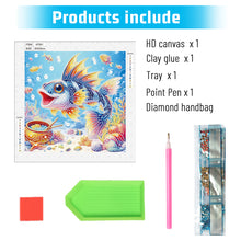 Load image into Gallery viewer, Diamond Painting - Partial Special Shaped - Fish (30*30CM)