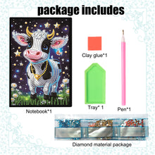Load image into Gallery viewer, Cute Animal 5D Diamond Painting Notebook Diamond Art Dairy Book for Adults Kids