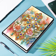 Load image into Gallery viewer, Flower Cross 5D Diamond Painting Notebook Diamond Art Dairy Book for Adults Kids
