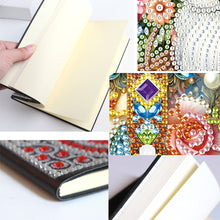 Load image into Gallery viewer, Flower Cross 5D Diamond Painting Notebook Diamond Art Dairy Book for Adults Kids