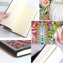 Load image into Gallery viewer, Flower Cross 5D Diamond Painting Notebook Diamond Art Dairy Book for Adults Kids