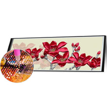 Load image into Gallery viewer, Diamond Painting - Full Round - Sheng Red flowers in bloom (80*30CM)