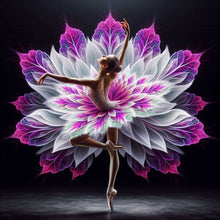 Load image into Gallery viewer, Diamond Painting - Full Round - Girl with flowers (40*40CM)