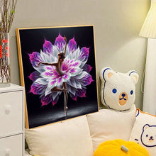 Load image into Gallery viewer, Diamond Painting - Full Round - Girl with flowers (40*40CM)