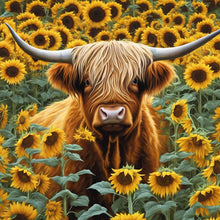 Load image into Gallery viewer, AB Diamond Painting - Full Round - Cow (40*40CM)