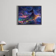 Load image into Gallery viewer, AB Diamond Painting - Full Round - Girl under the starry sky (50*40CM)