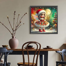 Load image into Gallery viewer, Diamond Painting - Full Round - Christmas butterfly girl (40*40CM)
