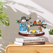 Load image into Gallery viewer, Acrylic Special Shaped Christmas Theme Desktop Diamond Art Kits for Home Office