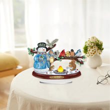 Load image into Gallery viewer, Acrylic Special Shaped Christmas Theme Desktop Diamond Art Kits for Home Office