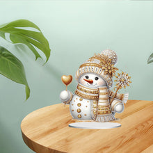 Load image into Gallery viewer, Acrylic Special Shaped Christmas Theme Desktop Diamond Art Kits for Home Office