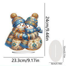 Load image into Gallery viewer, Acrylic Special Shaped Christmas Theme Desktop Diamond Art Kits for Home Office