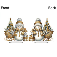 Load image into Gallery viewer, Acrylic Special Shaped Christmas Theme Desktop Diamond Art Kits for Home Office