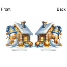 Load image into Gallery viewer, Acrylic Special Shaped Christmas Theme Desktop Diamond Art Kits for Home Office