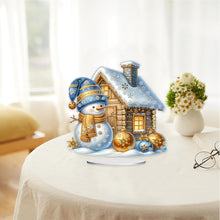 Load image into Gallery viewer, Acrylic Special Shaped Christmas Theme Desktop Diamond Art Kits for Home Office