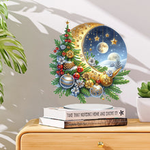 Load image into Gallery viewer, Acrylic Special Shaped Christmas Theme Desktop Diamond Art Kits for Home Office