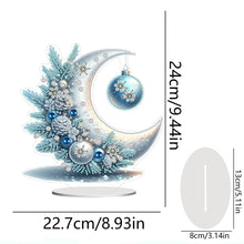 Load image into Gallery viewer, Acrylic Special Shaped Christmas Theme Desktop Diamond Art Kits for Home Office