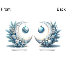 Load image into Gallery viewer, Acrylic Special Shaped Christmas Theme Desktop Diamond Art Kits for Home Office