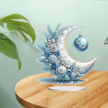 Load image into Gallery viewer, Acrylic Special Shaped Christmas Theme Desktop Diamond Art Kits for Home Office