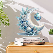 Load image into Gallery viewer, Acrylic Special Shaped Christmas Theme Desktop Diamond Art Kits for Home Office