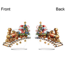 Load image into Gallery viewer, Acrylic Special Shaped Christmas Theme Desktop Diamond Art Kits for Home Office