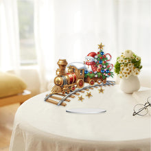 Load image into Gallery viewer, Acrylic Special Shaped Christmas Theme Desktop Diamond Art Kits for Home Office