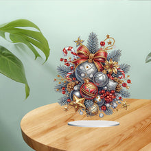 Load image into Gallery viewer, Acrylic Special Shaped Christmas Theme Desktop Diamond Art Kits for Home Office