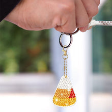 Load image into Gallery viewer, 15Pcs Double Side Halloween Elements Diamond Art Craft Keychain for Party Decor