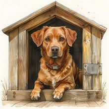 Load image into Gallery viewer, Diamond Painting - Full Round - Cute puppy (30*30CM)